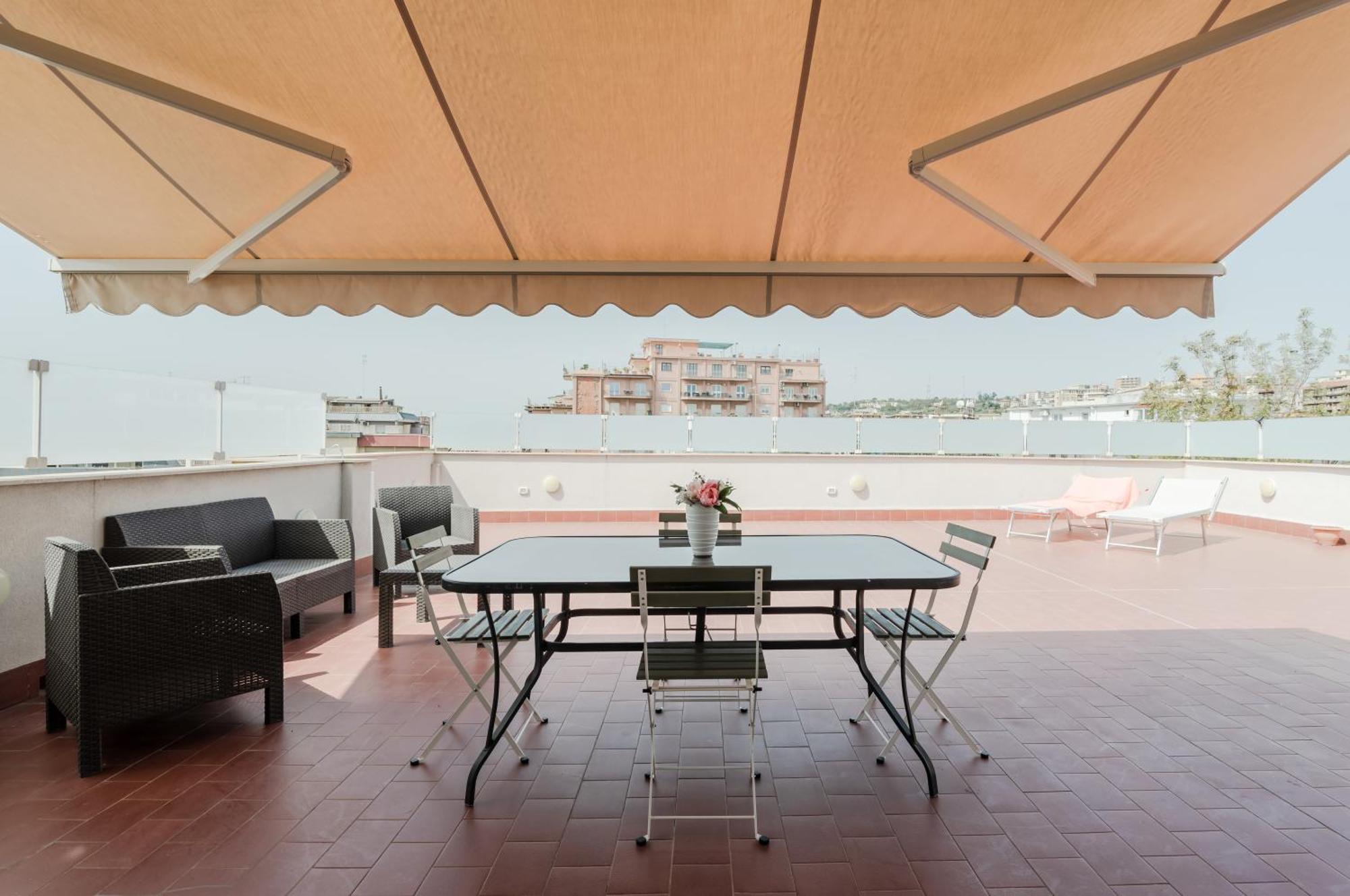 Catania Skyview Terrace: Your Urban Escape Ngoại thất bức ảnh