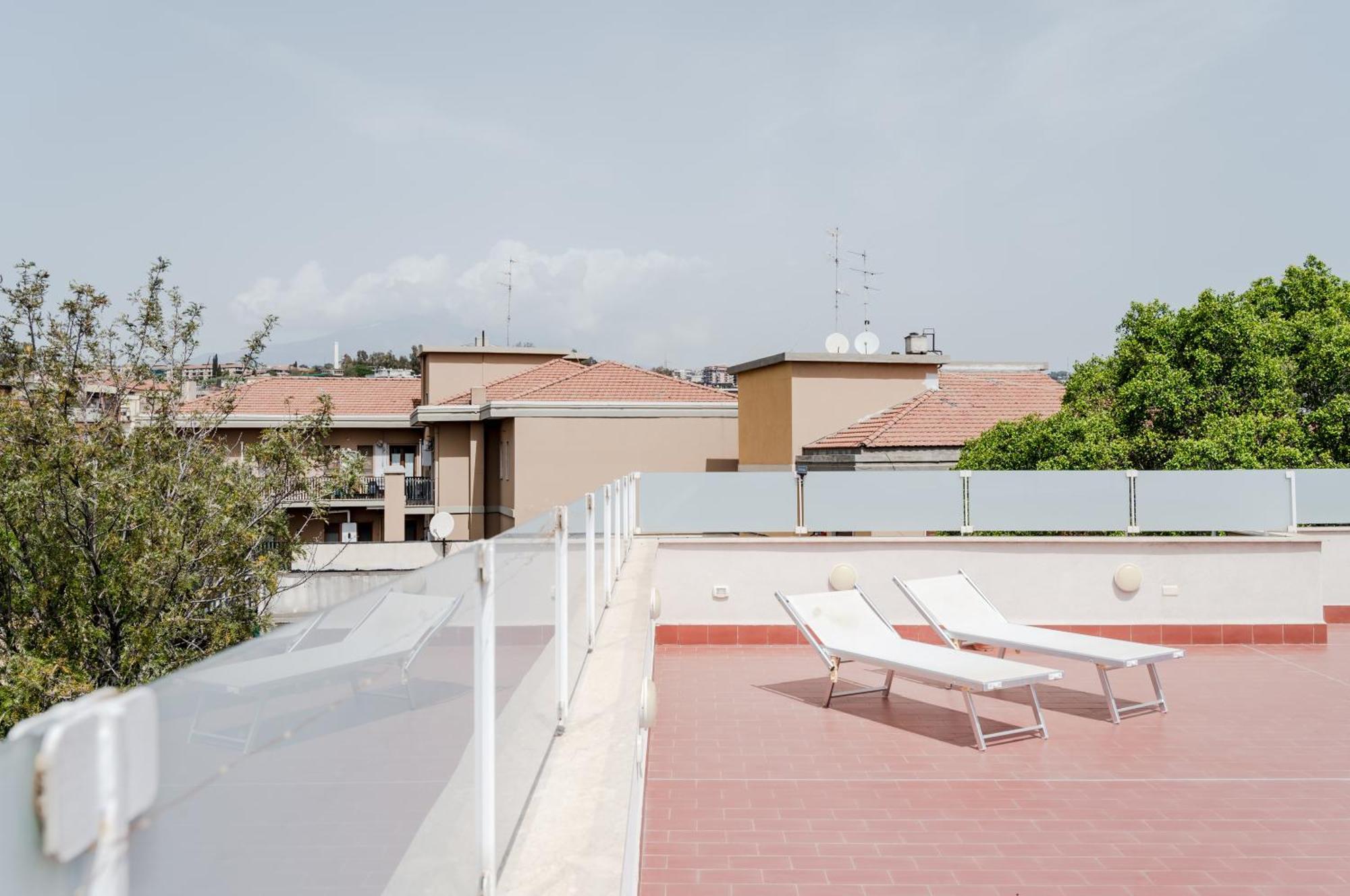 Catania Skyview Terrace: Your Urban Escape Ngoại thất bức ảnh